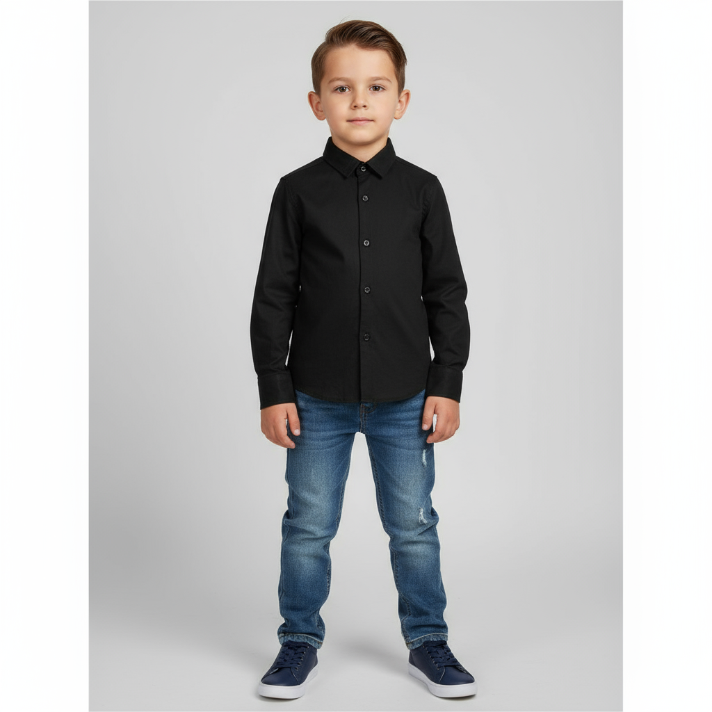 Classic Long Sleeve Shirt For Boy